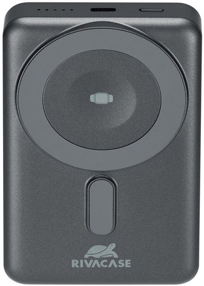 Портабилен полнач Rivacase VA2608, 10000mAh, MagSafe 15W, црн