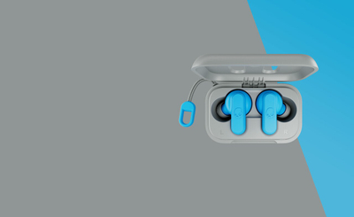 Dëgjuese Skullcandy Dime, Wireless, të kaltërta / të hirta
