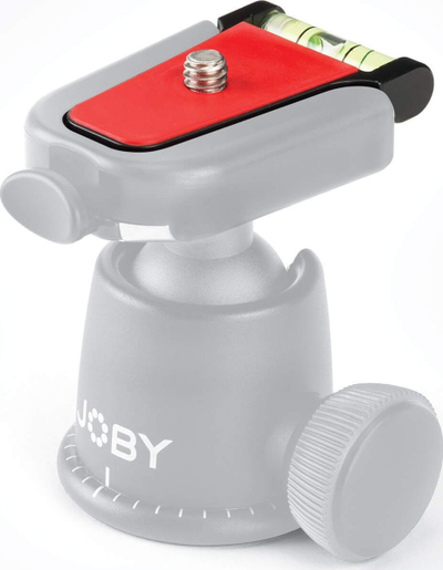 Pllakë shpejtësie për tripod Joby QR Plate 3K, fije 1/4"-20, kapacitet 3 kg, e zezë e kuqe