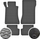 Tapete gome për veturë Mercedes Benz C W203, set 4 copë, PREMIUM, të zeza