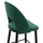 Tabure bar Harper HM8526.03, velvet, 50x51x111 cm, e gjelbër