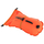 Bojë noti me ajër Enero Safety Buoy Dry Pocket, 72x36 cm, xhep që s’e merr uji, portokalli