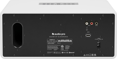 Boks wireless Audio Pro Drumfire D-2, multi-room, Wi‑Fi Bluetooth, i bardhë