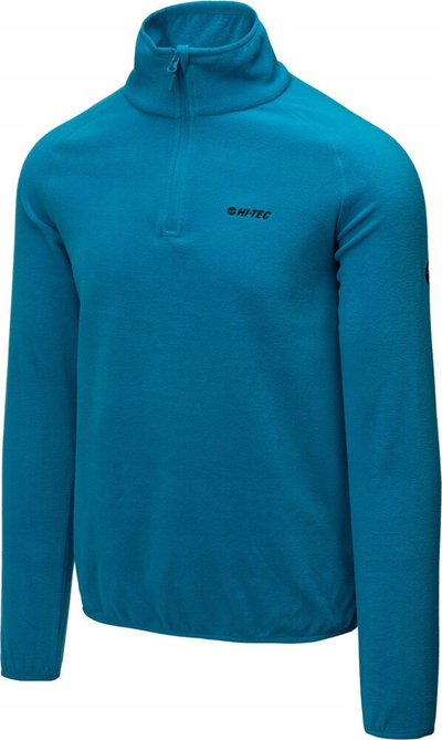 Bluzë fleece Hi-Tec Dilaso M, për meshkuj, poliester, e zezë
