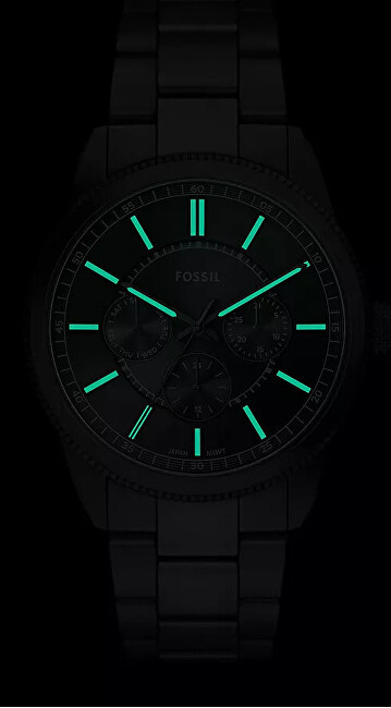 Orë dore për meshkuj Fossil Pearson Multifunction, e zezë