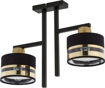 Llambë tavanore Sigma Lighting PRO 2 32149, 2 pika drite, E27, e zezë ari