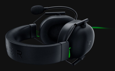 Gejминг слушалки Razer Blackshark V2 X, со кабел, за PlayStation, црни
