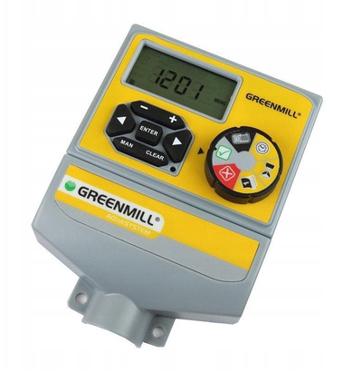 Programues ujitjeje Greenmill GB6968C, 8 seksione, ekran digjital, gri