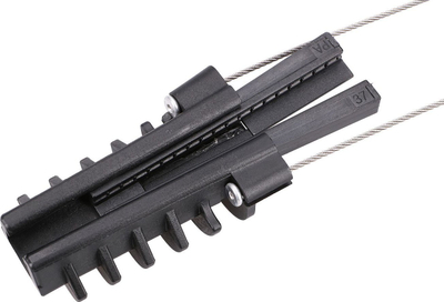 Kapëse ankoruese Extralink PA6-9, për kabllo 9 mm, e zezë