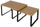 Raft kuzhine Ruhhy 25661, bambu, 2 copë
