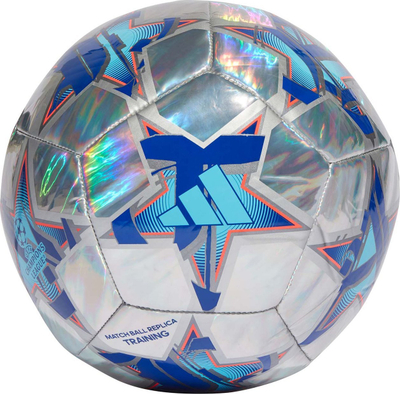 Top futbolli Adidas UCL 23/24 TRN Foil IA0955, madhësia 4, argjendtë