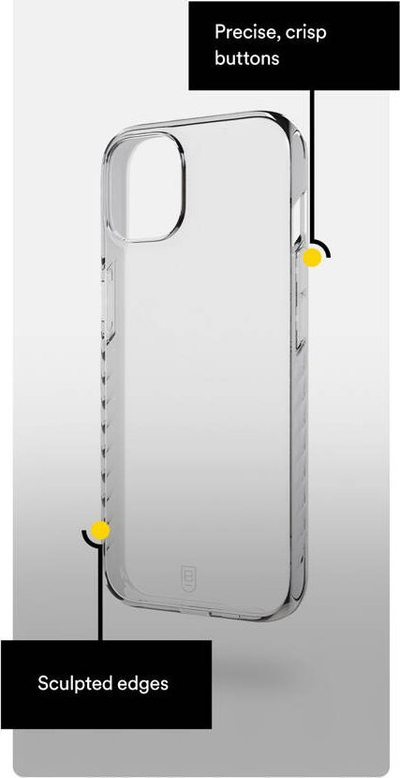 Mbulesë telefoni BodyGuardz Carve për iPhone 14, transparente