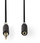 Kabllo audio stereo Nedis, 3.5 mm mashkull në 3.5 mm femër, 5 m, ngjyrë antracit