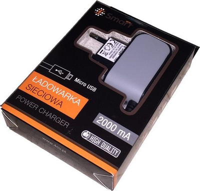 Karikues rrjeti SmartGPS LSI02, microUSB, 5V 2A, i zi