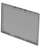 Капак за екран HP N00104-001, за лаптоп, 3 mm, сива