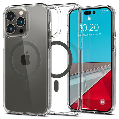 Kapak për iPhone 14 Pro Max Spigen Ultra Hybrid MagSafe, transparent
