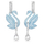 Vathë për femra Swarovski Iconic Swan 5660593, të argjendtë/të kaltër