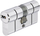 Цилиндер брава CYLINDER LOCK 70mm, 30x40mm, хром, 5 клучеви