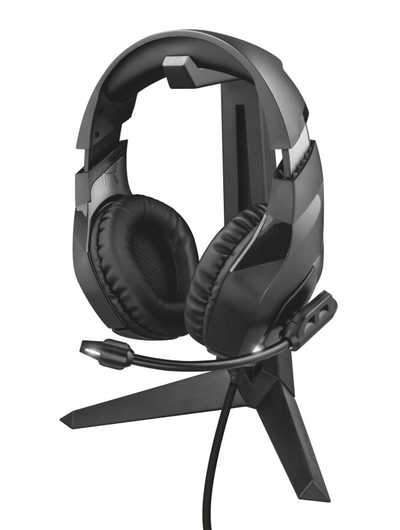 Држач за слушалки Trust GXT260 Cendor, до 24 cm, гума против лизгање, црна