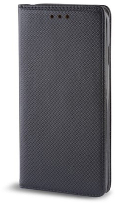 Futrollë telefoni OEM Smart Magnet Case për Realme 14 Pro 5G, me xhep karte, me mbyllje magnetike, e zezë