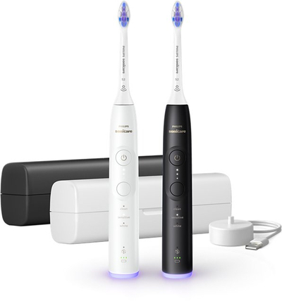 Furçë elektrike dhëmbësh Philips Sonicare Series 6500 HX7419/01, 3 nivele intensiteti, kontroll presioni, e bardhë