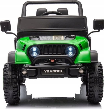 Makina elektrike për fëmijë Leantoys YSA8813, 24V, me bateri, e gjelbër