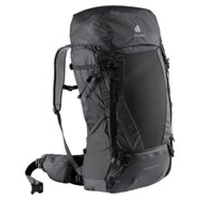 Çantë shpine për ecje Deuter Futura Air Trek 60+10, 70L, me sistem ajrosje, e zezë grafit