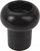 Mbajtëse qiriri Home and Styling Collection, qeramike 8.5cm, e zezë