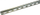 Shinë DIN e shpuar Wago 210-111, 15x5.5mm, gjatësi 2m, çelik i galvanizuar
