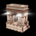 Puzzle druri 3D Mr.Playwood Triumphal Arch, model mekanik, LED, ngjyrë natyrale