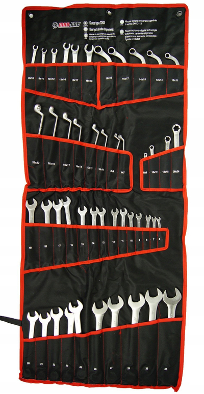 Set çelësash MAR-POL M58140, 47 copë, 6-32mm, në çantë rrotulluese