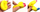 Lodër antistres Squeezy Banana, squishy 14 cm, set 24 copë, shumëngjyrëshe