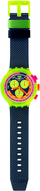 Orë dore SWATCH Neon To The Max SB06J100, shumëngjyrëshe