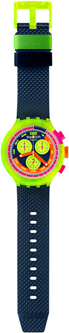 Orë dore SWATCH Neon To The Max SB06J100, shumëngjyrëshe