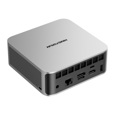 Mini PC Minisforum X1-255, AMD Ryzen 7, barebone, argjendtë