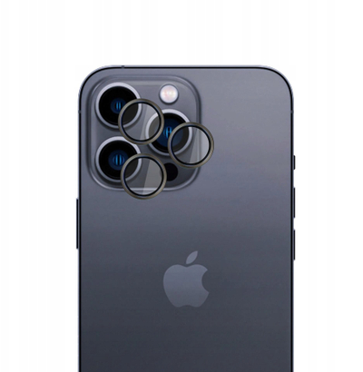 Mbrojtës kamere 3MK Hardy, për iPhone 16 Pro 16 Pro Max, Titanium Gray