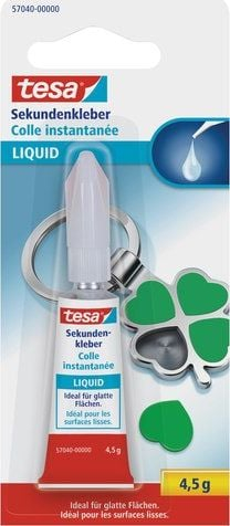 Ngjitës super Tesa 57040, 4.5g, transparent