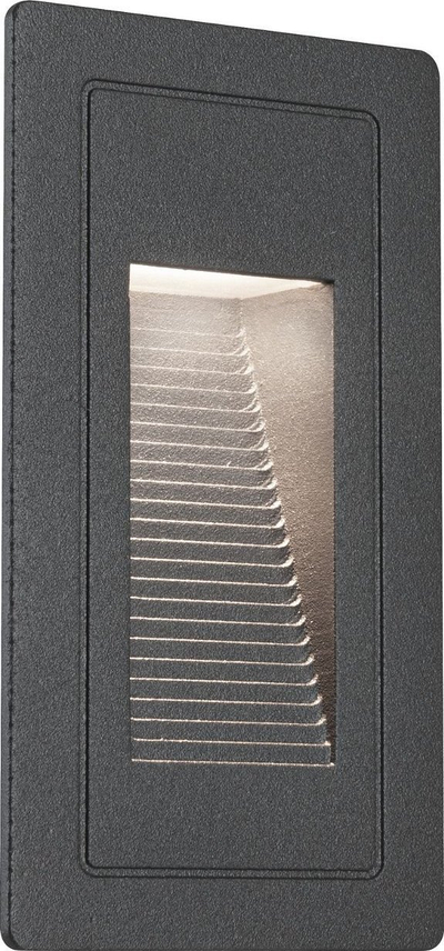 Dritë muri Paulmann Facade High, 4W, IP44, alumin i zi