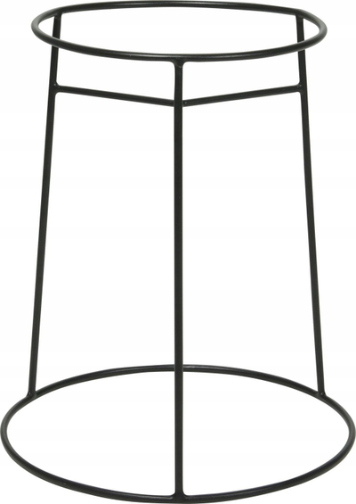 Mbajtëse vazoje Lumarko Flowerpot Stand, metal, 45x53 cm, e zezë