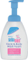 Shkumë larëse për trup dhe fytyrë për fëmijë Sebamed Baby Face Body Wash Foam, 400ml, për lëkurë të ndjeshme