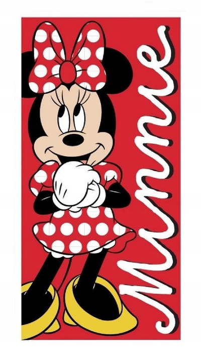Peshqir plazhi për vajza Disney Minnie, pambuk, shumëngjyrësh
