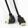Kabllo HDMI Omega 1.4, 1.5m, me kënd, e zezë