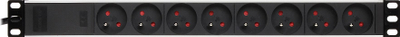 Rryp rryme Delta PD-8/RACK/IEC, 8x 230V, 19" 1U, i zi