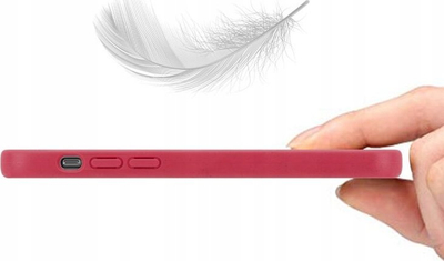 Futrollë telefoni MX Eco për Samsung A72 5G, prej TPU-je biodegradueshme, shumë e hollë, e kuqe