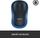 Set maus dhe mousepad Logitech M185, pa tela, me mousepad Studio Series, blu dhe grafit