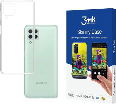 Mbulesë telefoni 3mk Skinny Case për Samsung Galaxy A22 4G, TPU, transparente