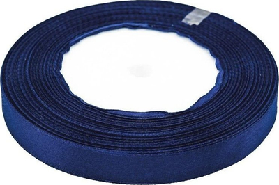 Shirit sateni blu e errët, 12mm, 32m
