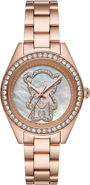 Orë dore për femra Emporio Armani AR11613, e artë rozë