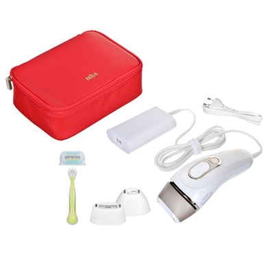 Depilator IPL Braun Silk·expert Pro 5 PL5382, SkinPro 2.0, për trup dhe fytyrë, i bardhë
