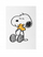 Fletore Grupo Erik Snoopy, A5, faqe me pika, kopertinë pelushi, e bardhë